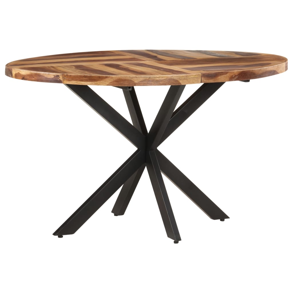 vidaXL Jedilna miza 140x80x75 cm trden akacijev les s palisandrom