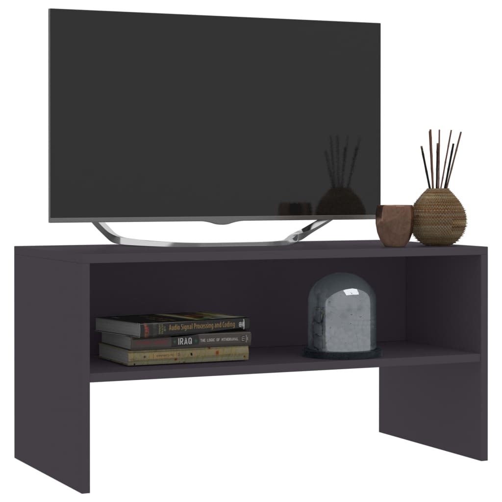 vidaXL TV omarica siva 80x40x40 cm iverna plošča