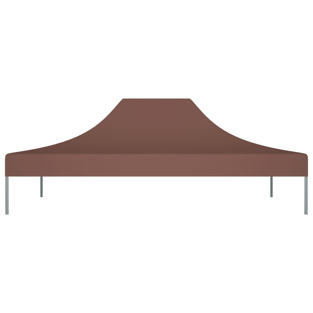 vidaXL Streha za vrtni šotor 4,5x3 m rjava 270 g/m²
