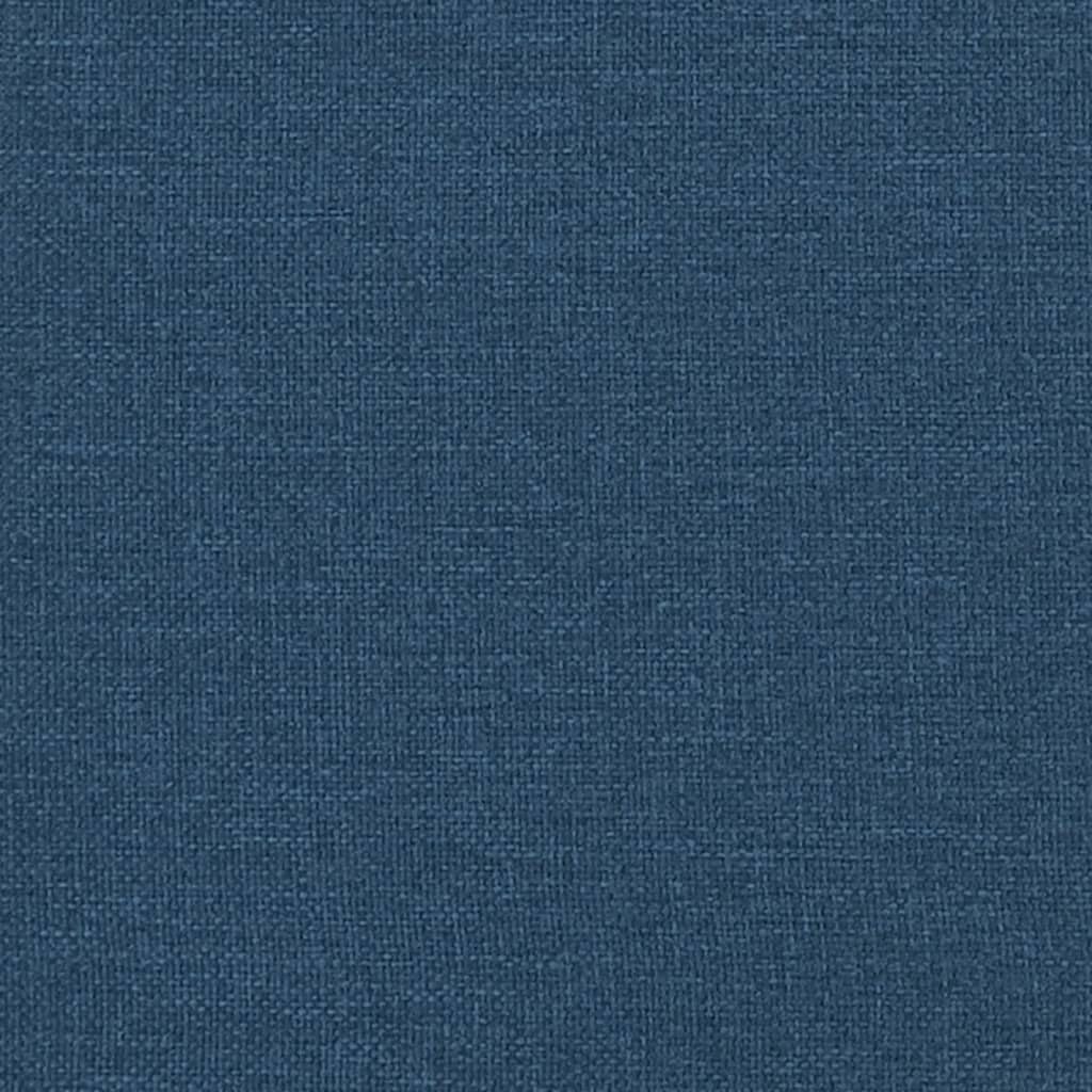 vidaXL Vzglavna stranica modra 90 cm blago