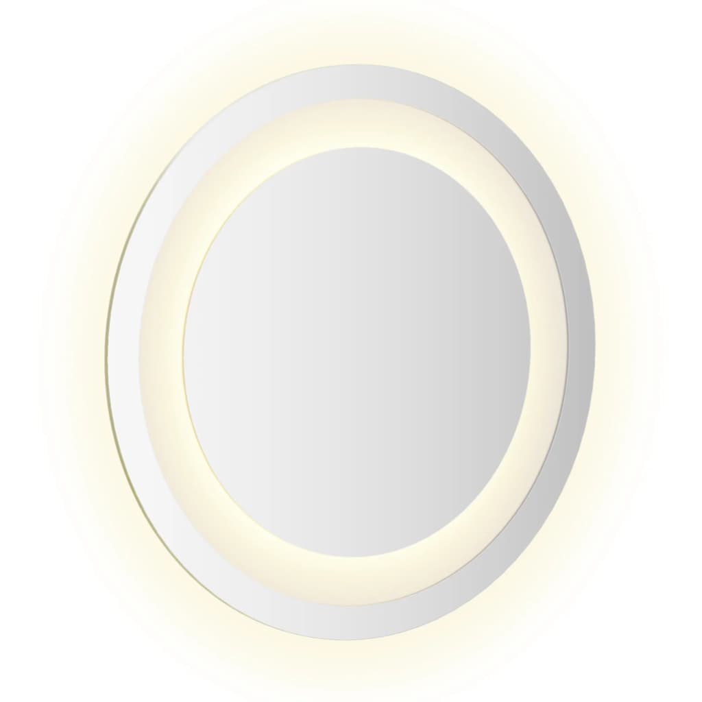 vidaXL LED kopalniško ogledalo 30 cm okroglo