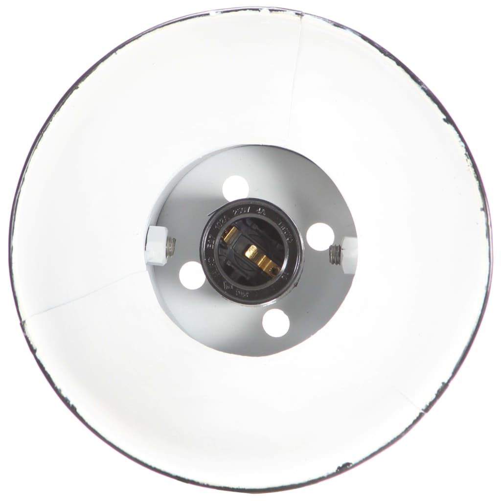 vidaXL Industrijska namizna svetilka črna okrogla 58x18x90 cm E27