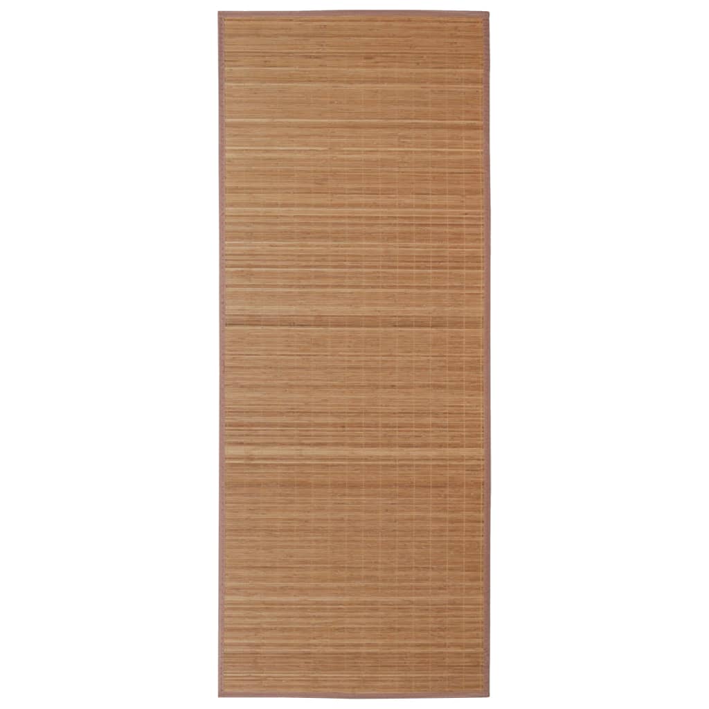 Pravokotna preproga iz rjavega bambusa 150x200 cm