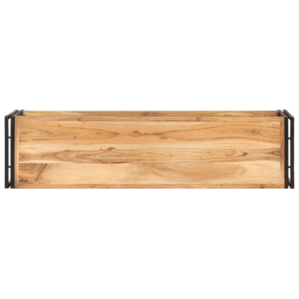 vidaXL TV omarica 120x30x40 cm trden akacijev les