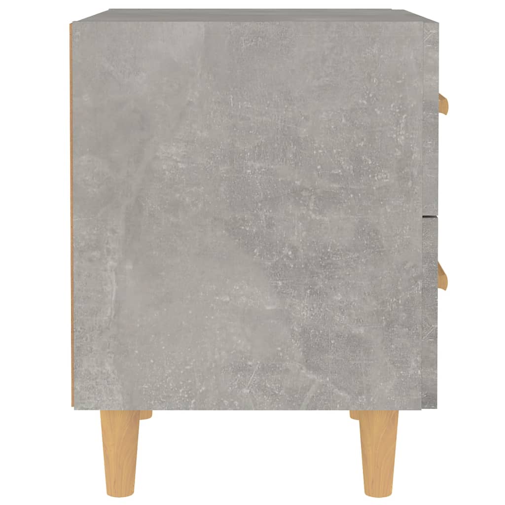 vidaXL Nočna omarica betonsko siva 40x35x47,5 cm