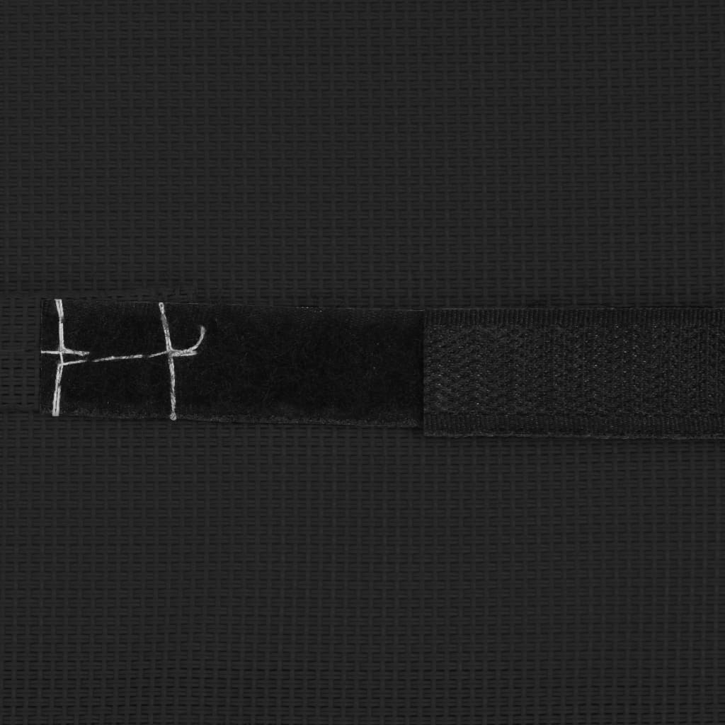 vidaXL Vzglavnik za ležalnik črn 40x7,5x15 cm iz tekstila