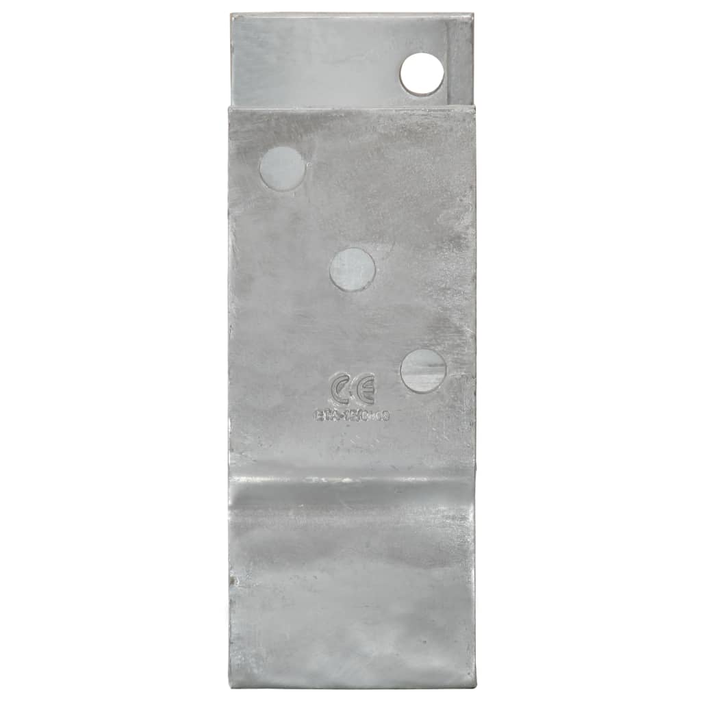 vidaXL Ograjna sidra 6 kosov srebrna 10x6x15 cm pocinkano jeklo