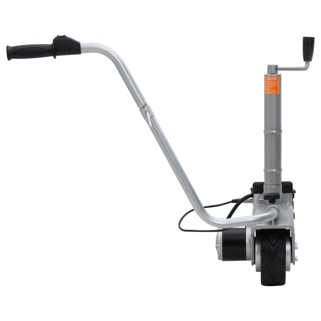 vidaXL Podporno kolo za prikolico motorizirano 12 V 350 W aluminij
