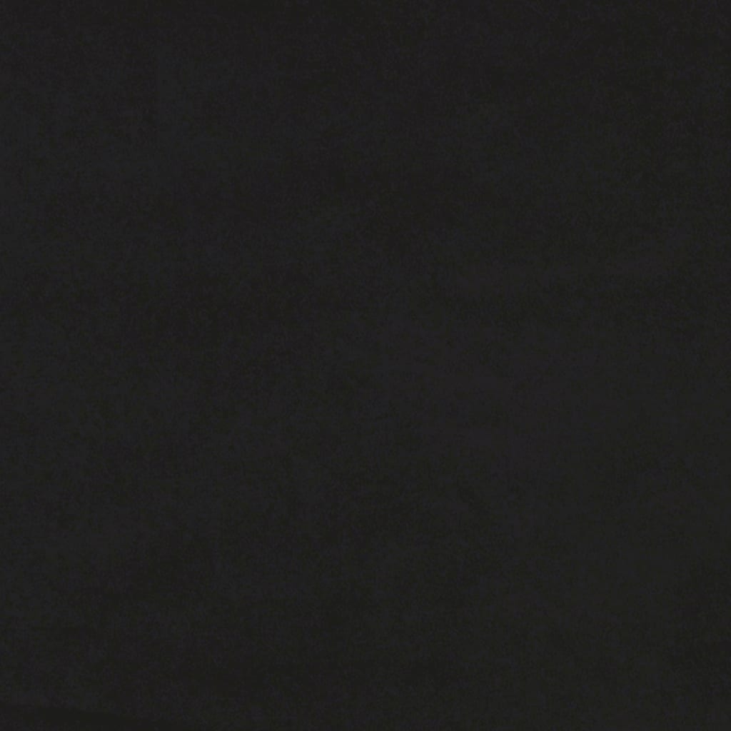 vidaXL Posteljni okvir z vzglavjem črn 120x200 cm žamet
