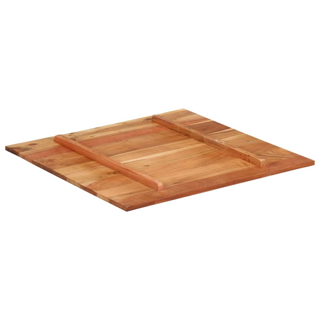 vidaXL Mizna plošča iz trdnega akacijevega lesa 15-16 mm 70x70 cm