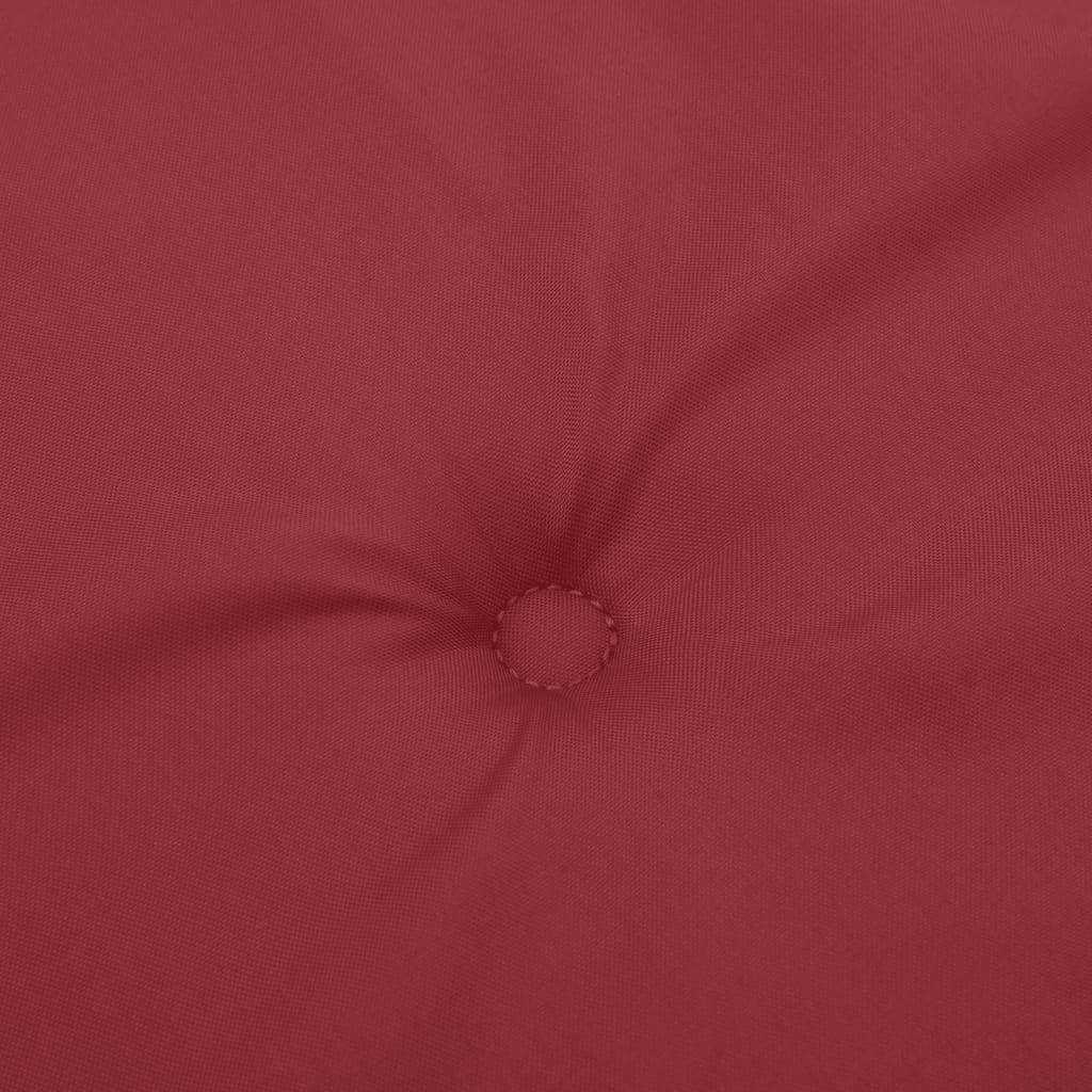 vidaXL Blazina za vrtno klop vinsko rdeča 100x50x3 cm oxford tkanina