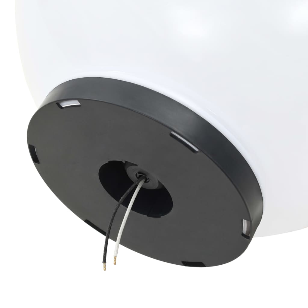 vidaXL LED okrogle svetilke 2 kosa krogla 40 cm PMMA