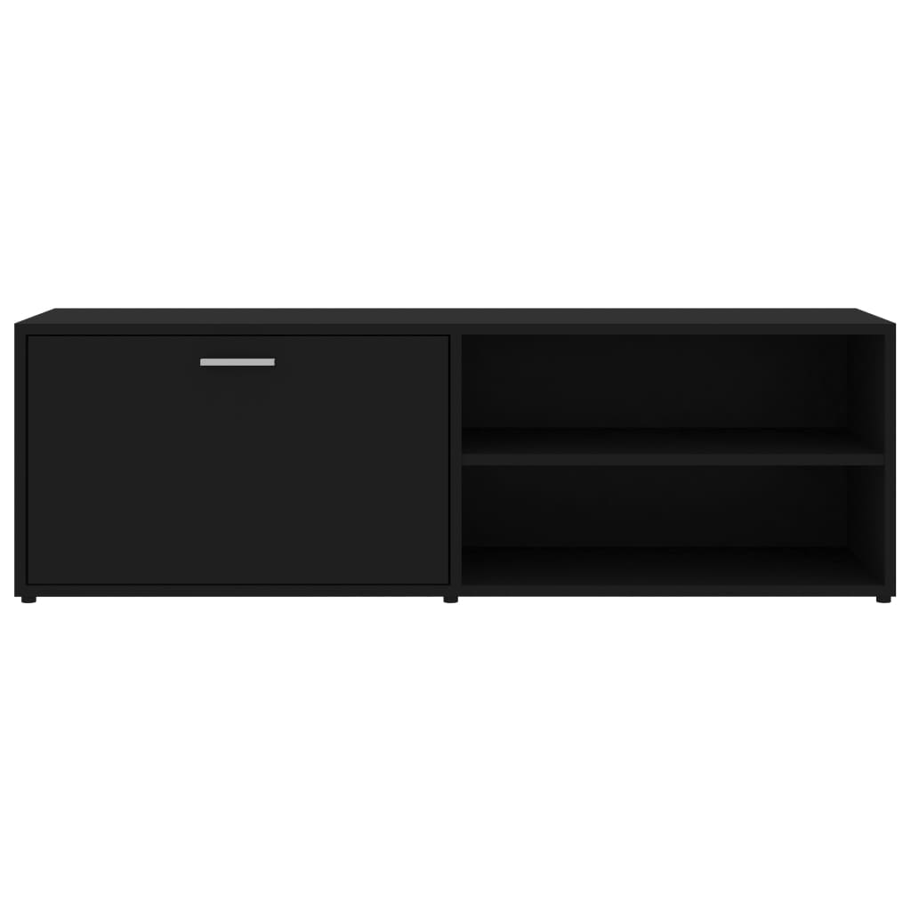 vidaXL TV omarica črna 120x34x37 cm iverna plošča