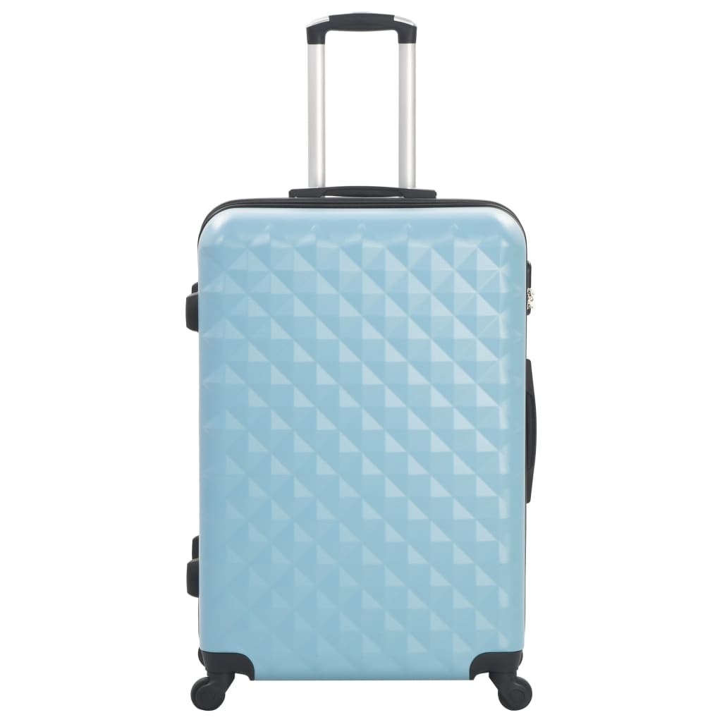 vidaXL Trdi potovalni kovčki 3 kosi modri ABS