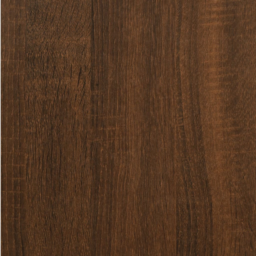 vidaXL Nočna omarica rjavi hrast 40x35x70 cm inženirski les