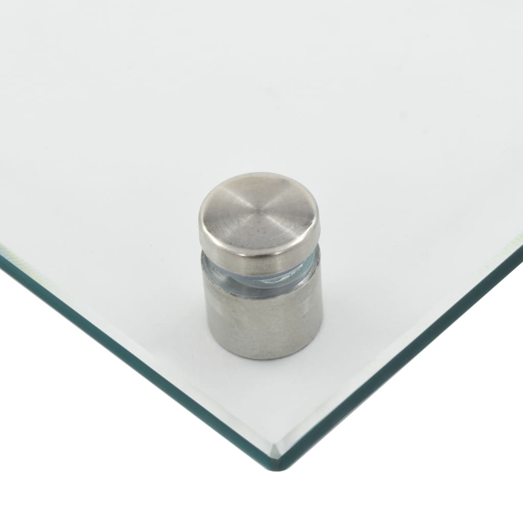 vidaXL Kuhinjska zaščitna obloga prozorna 90x60 cm kaljeno steklo