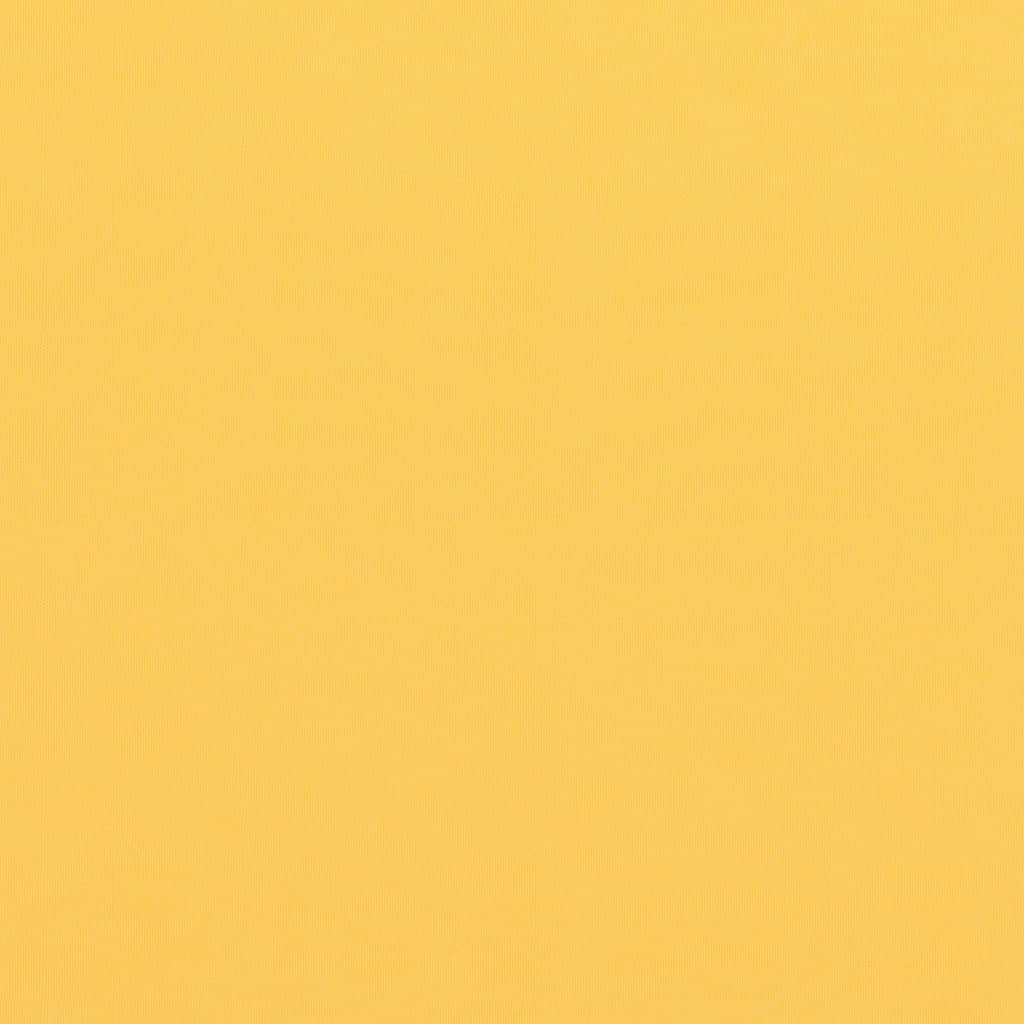 vidaXL Balkonsko platno rumeno 120x500 cm oksford blago