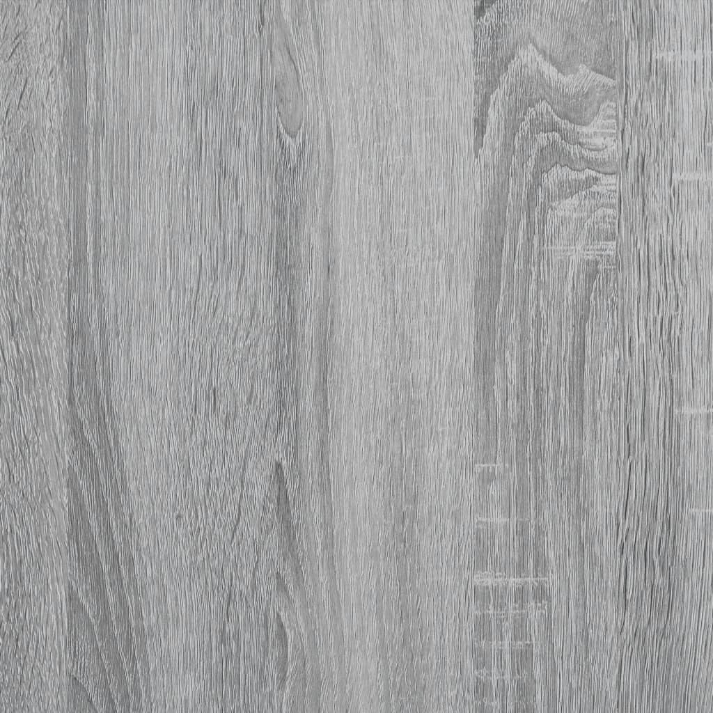 vidaXL Posteljni okvir siva sonoma 160x200 cm inženirski les