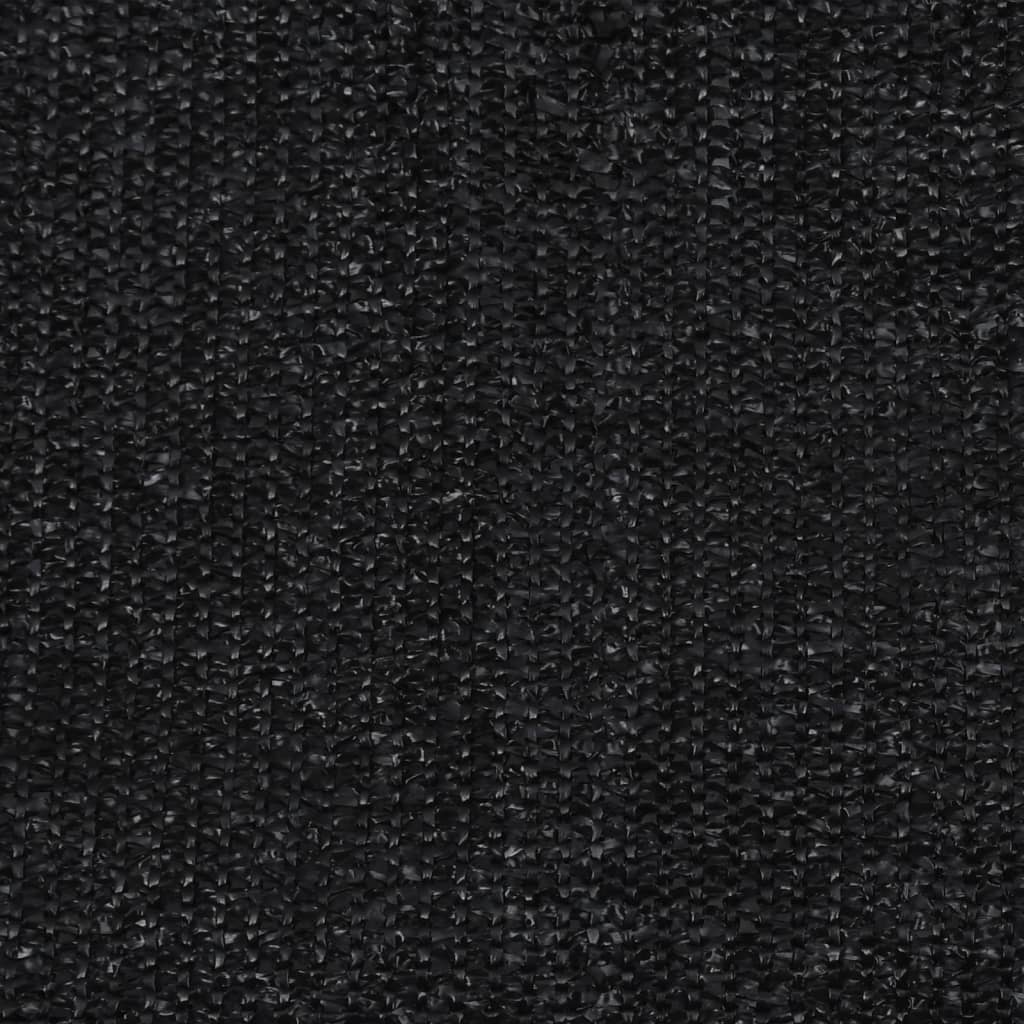 vidaXL Zunanje rolo senčilo 60x230 cm črno HDPE