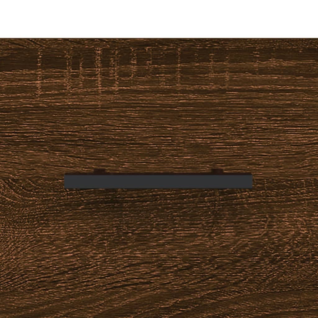 vidaXL Stenska nočna omarica rjavi hrast 35x35x20 cm