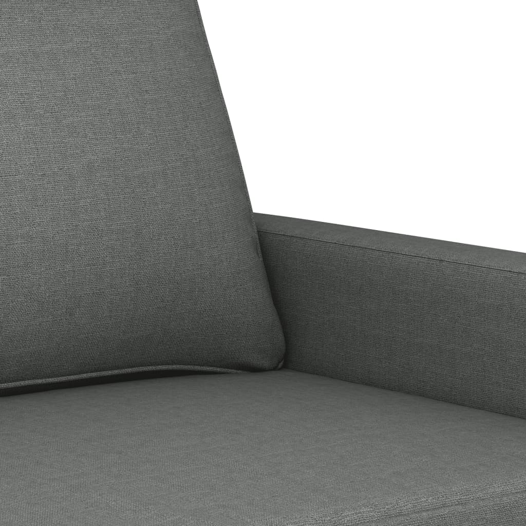 vidaXL Fotelj temno siv 60 cm blago