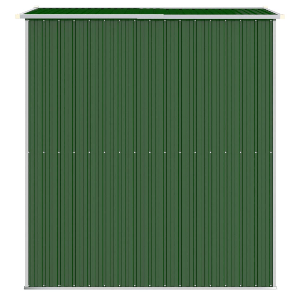 vidaXL Vrtna lopa zelena 192x191x223 cm pocinkano jeklo