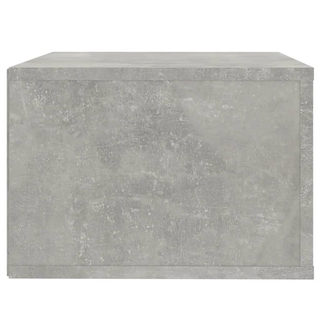 vidaXL Stenska nočna omarica betonsko siva 50x36x25 cm