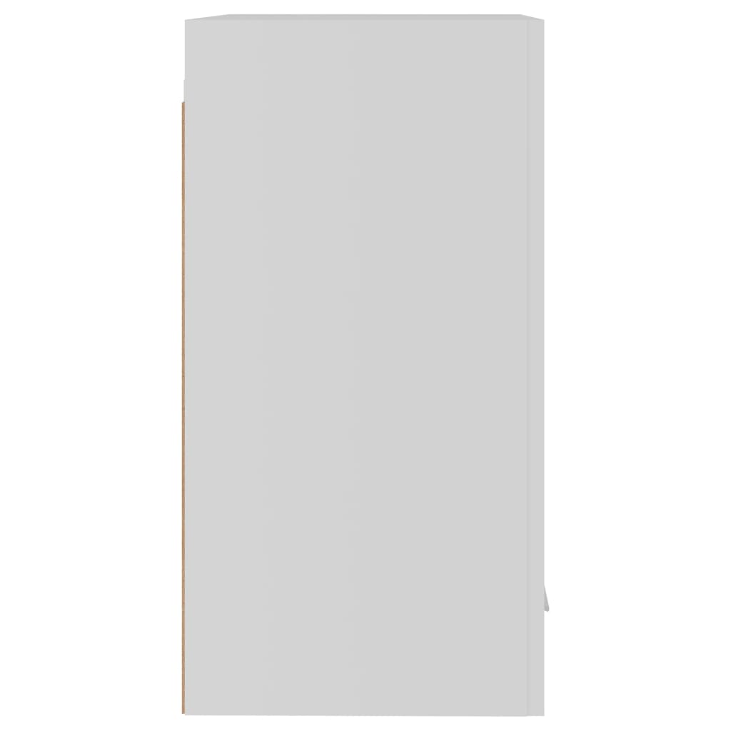 vidaXL Viseča omarica bela 39,5x31x60 cm iverna plošča