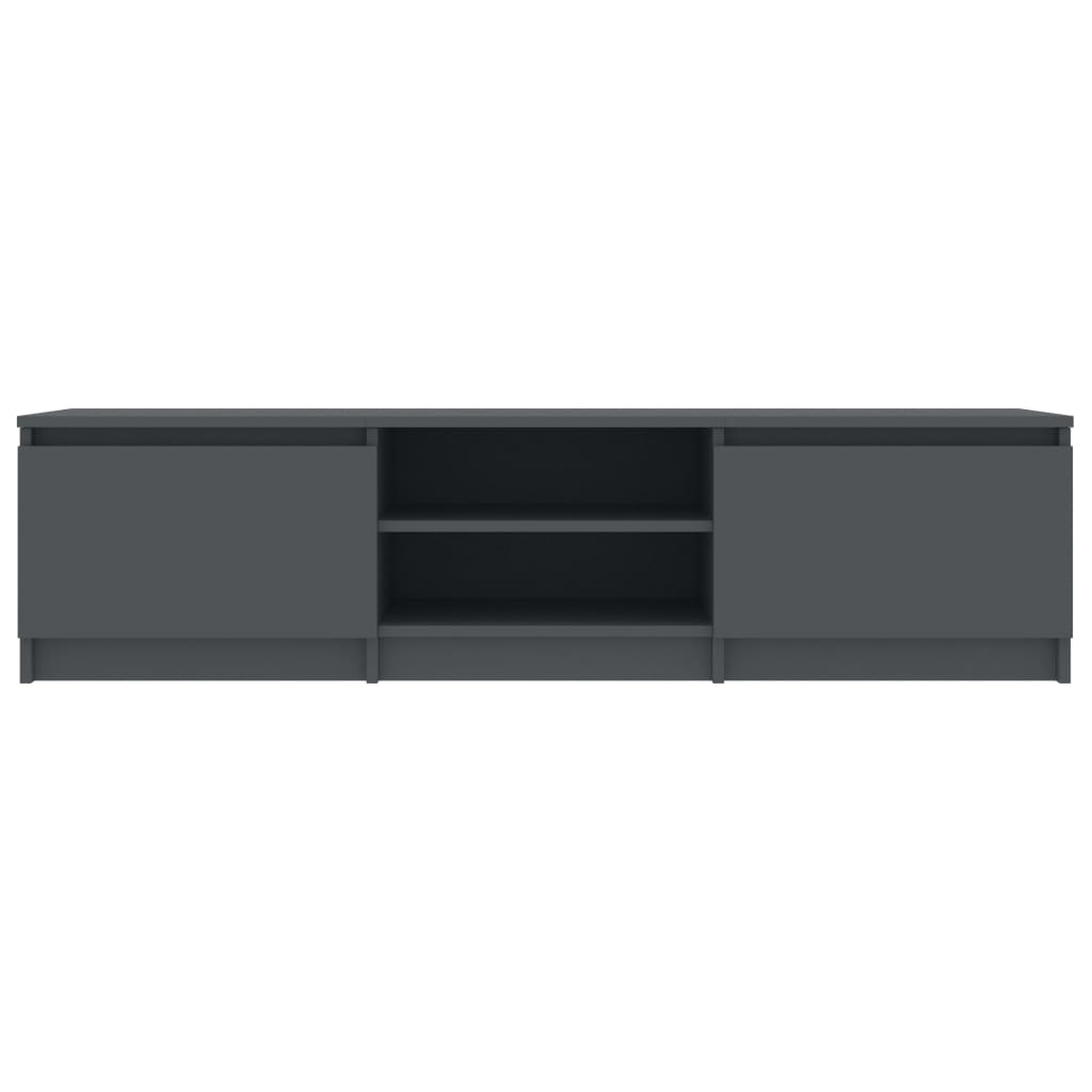vidaXL TV omarica siva 140x40x35,5 cm iverna plošča