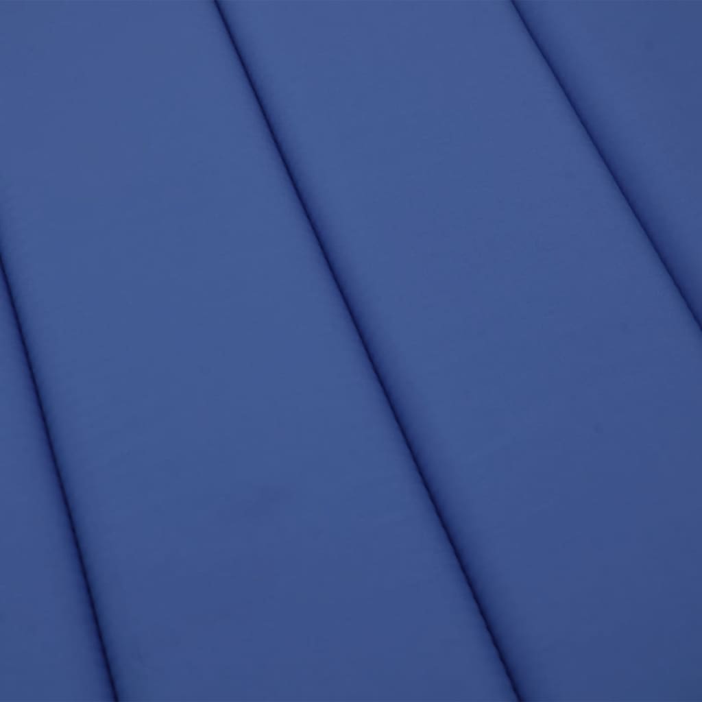 vidaXL Blazina za ležalnik kraljevsko modra 200x60x3 cm oxford tkanina
