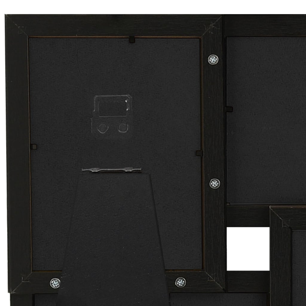 vidaXL Foto okvir za 4x(10x15 cm) fotografije črn MDF