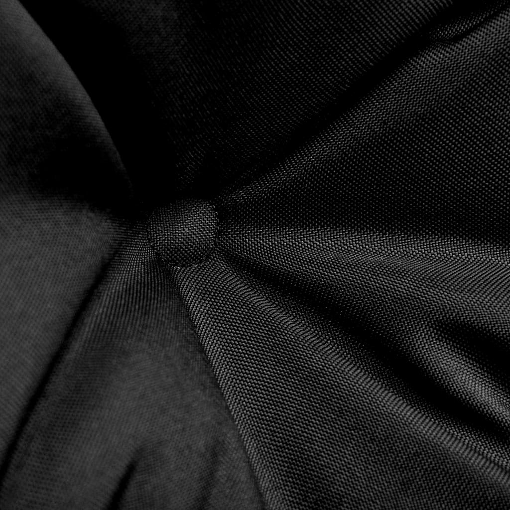 vidaXL Blazina za gugalni stol črna in siva 120 cm blago