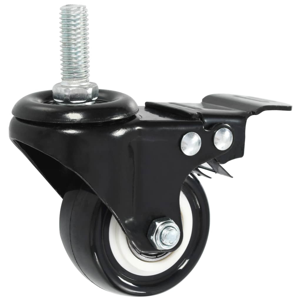vidaXL Gibljiva kolesa z zavorami 4 kosi 50 mm