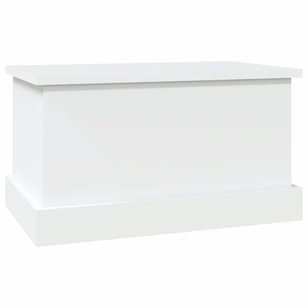 vidaXL Škatla za shranjevanje bela 50x30x28 cm inženirski les