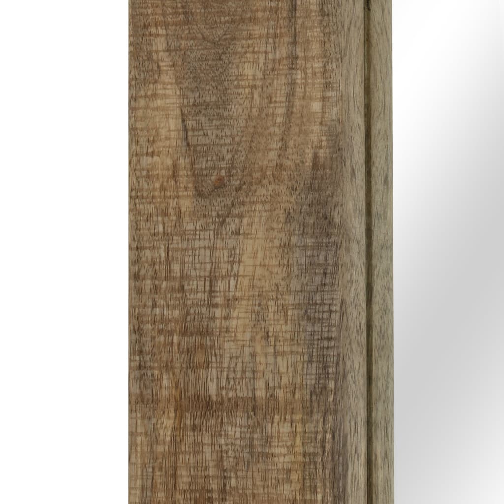 vidaXL Ogledalo iz trdnega mangovega lesa 50x80 cm