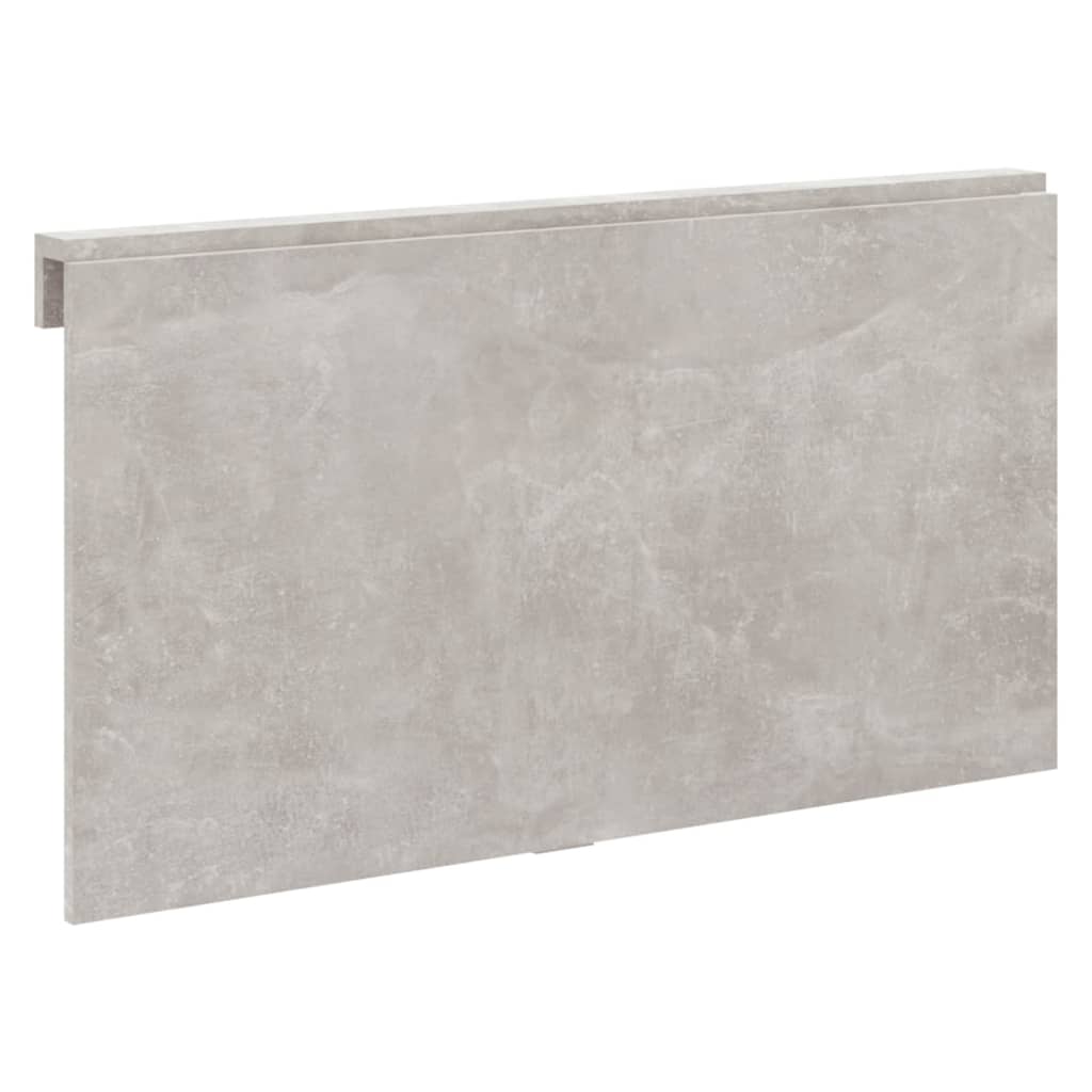 vidaXL Zložljiva stenska miza betonsko siva 100x60x56cm inženirski les