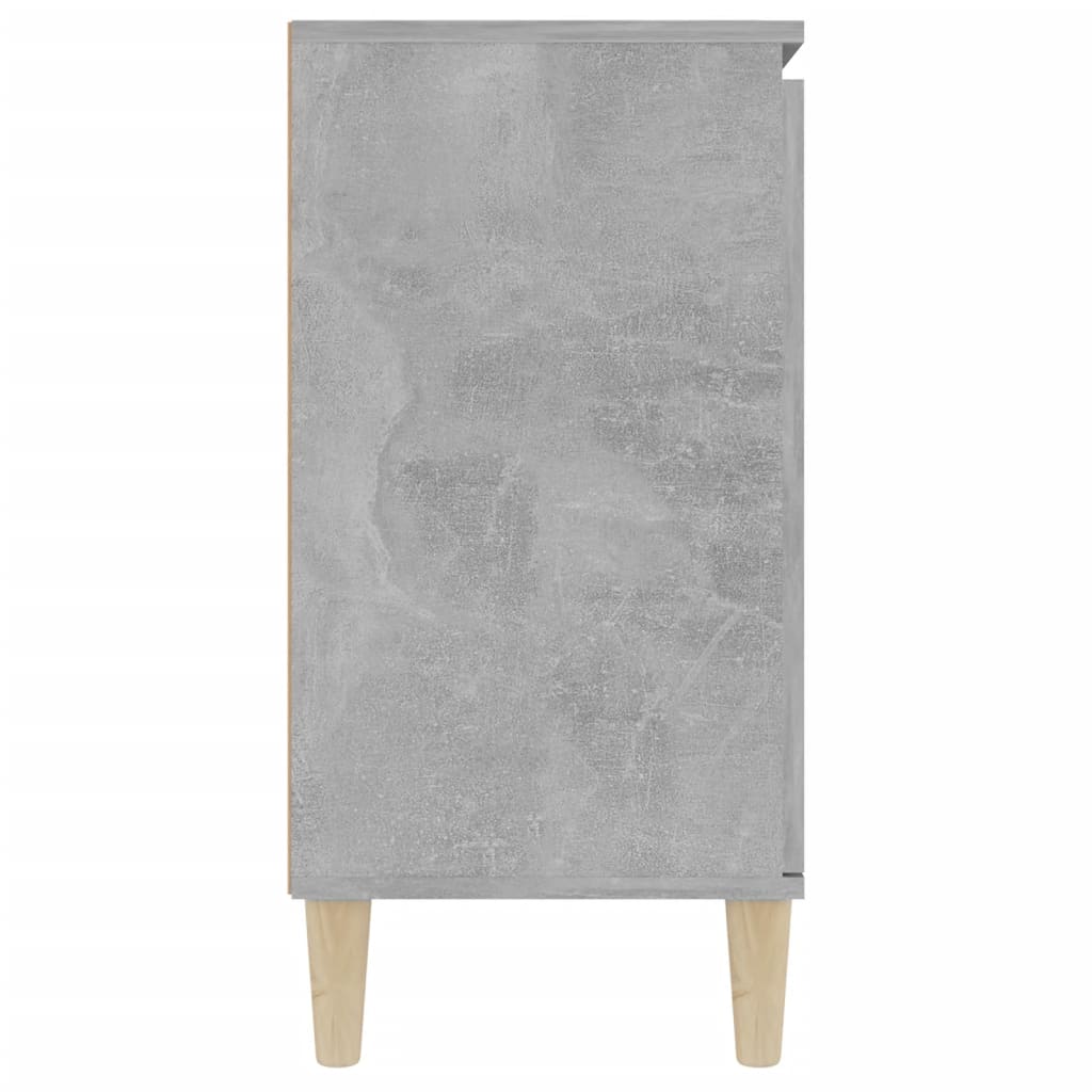 vidaXL Komoda betonsko siva 103,5x35x70 cm iverna plošča