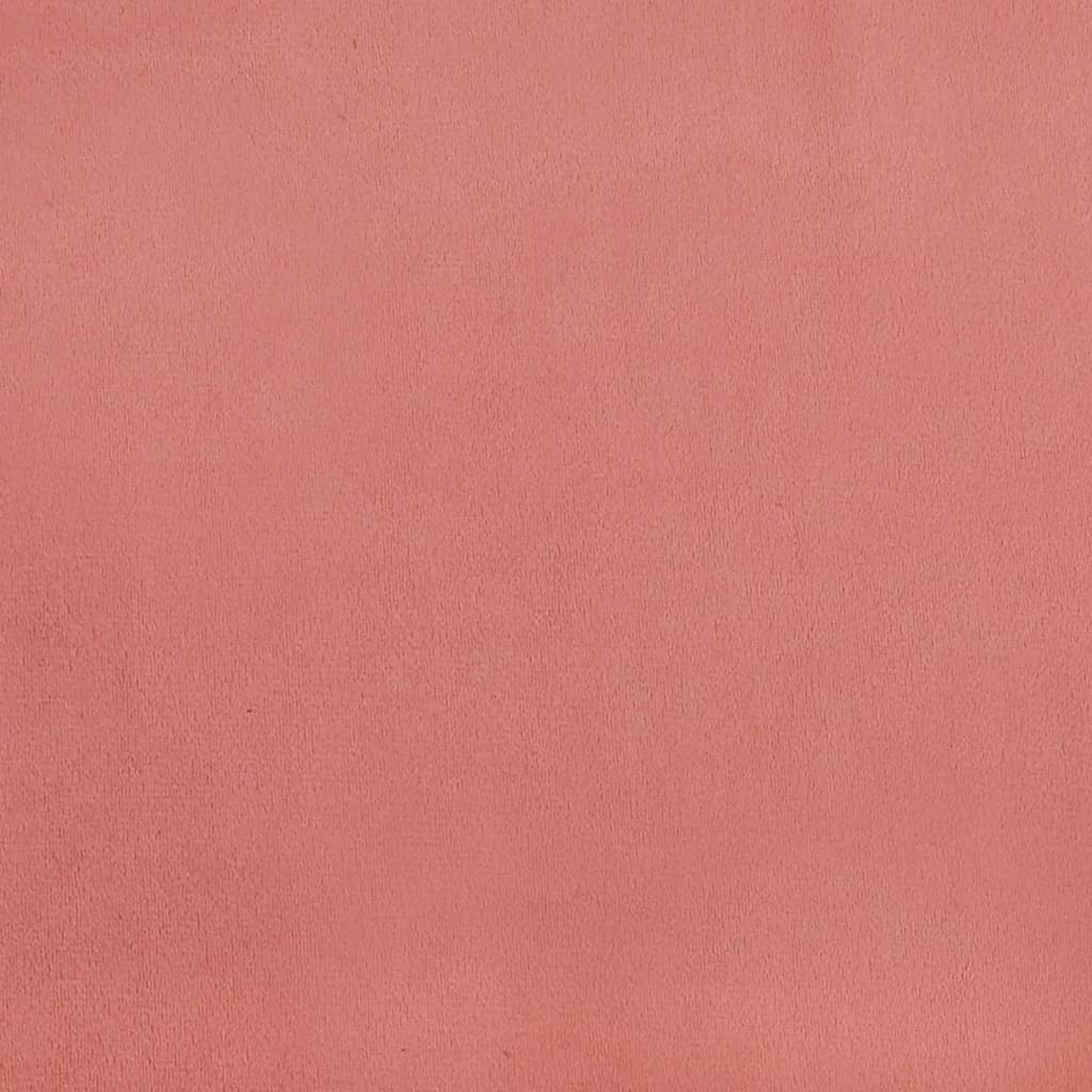 vidaXL Stenski paneli 12 kosov roza 60x15 cm žamet 1,08 m²