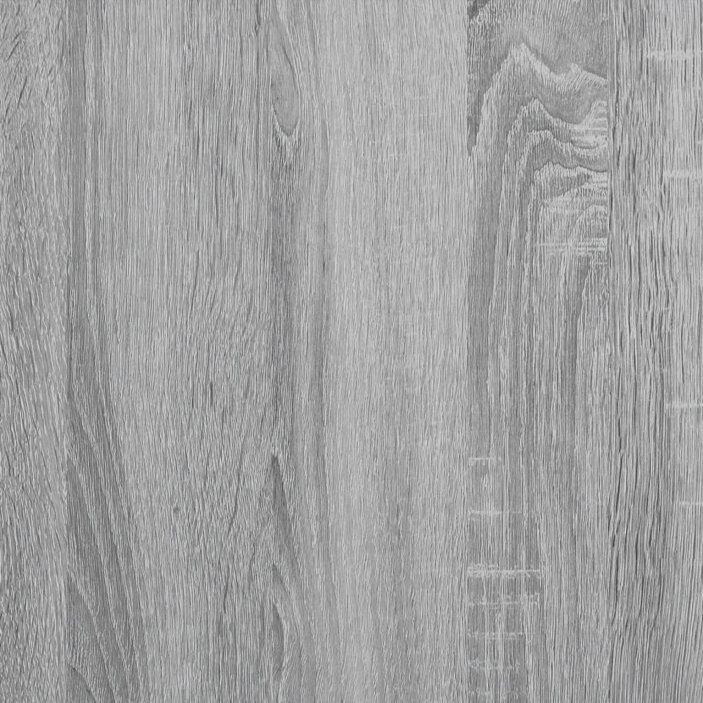 vidaXL Konzolna mizica siva sonoma 75x32x75 cm inženirski les