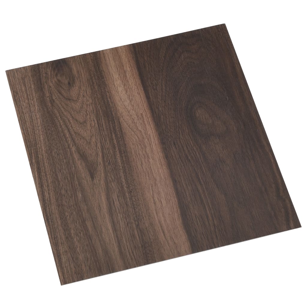 vidaXL Samolepilne talne plošče 20 kosov PVC 1,86 m² temno rjave