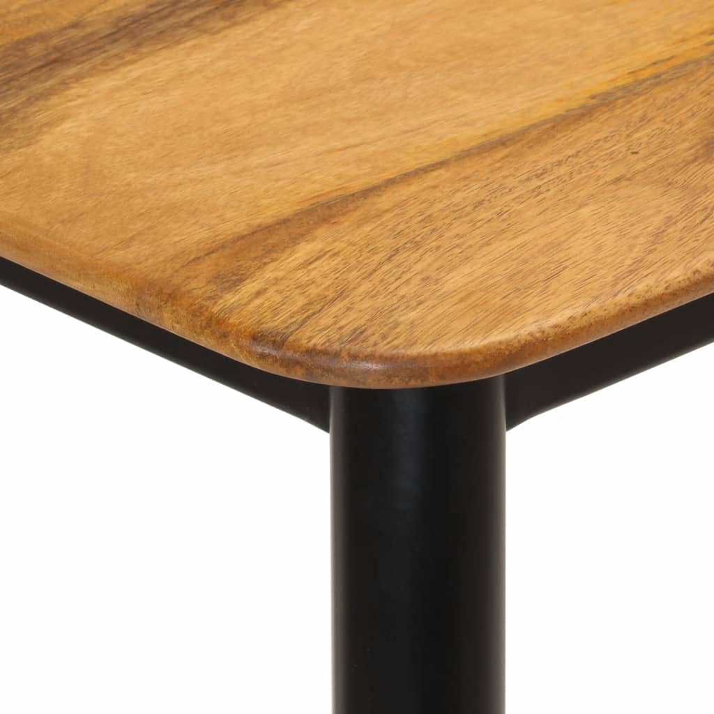 vidaXL Jedilna miza 112x52x76 cm trden mangov les in železo