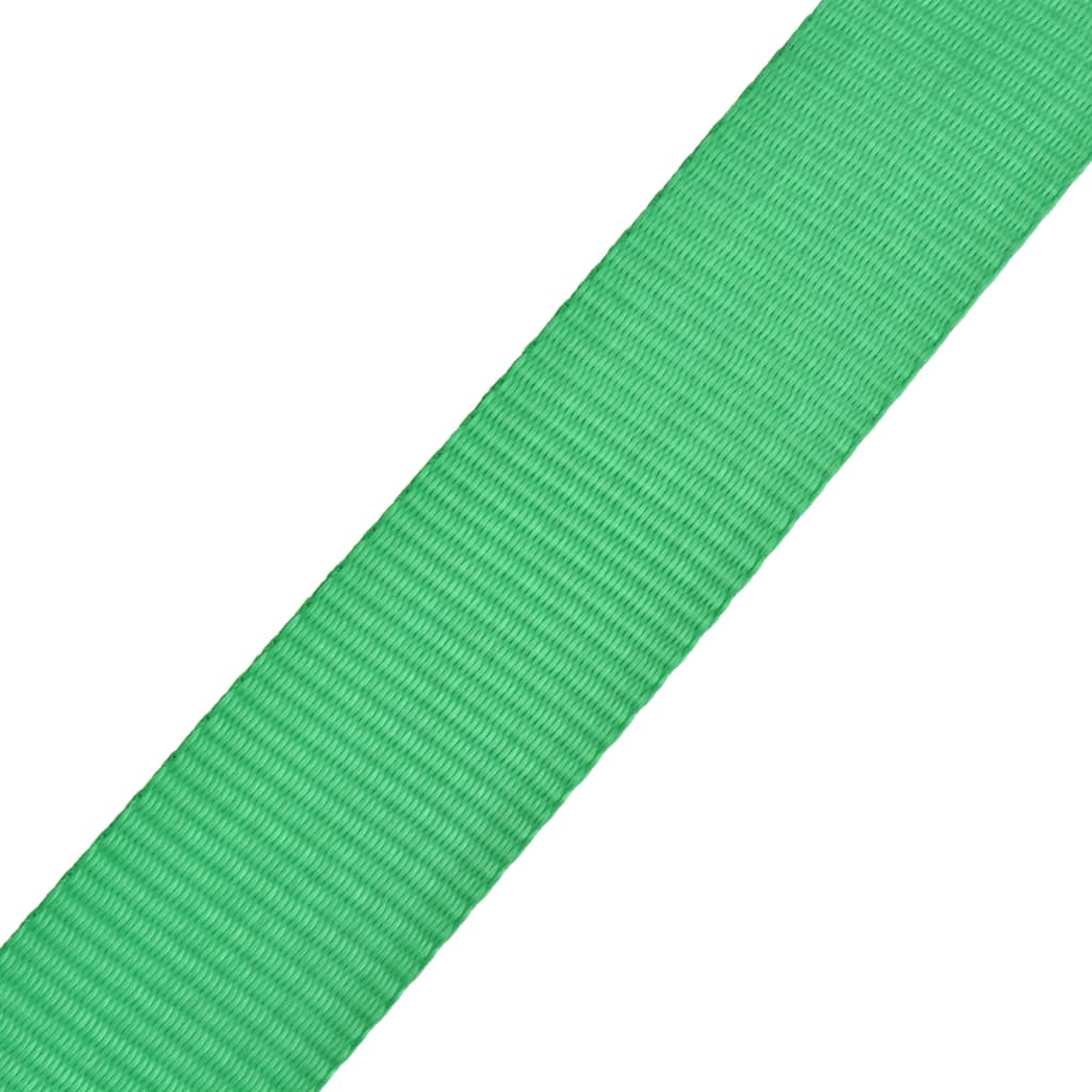 vidaXL Slackline vrv 15 m x 50 mm 150 kg zelene barve