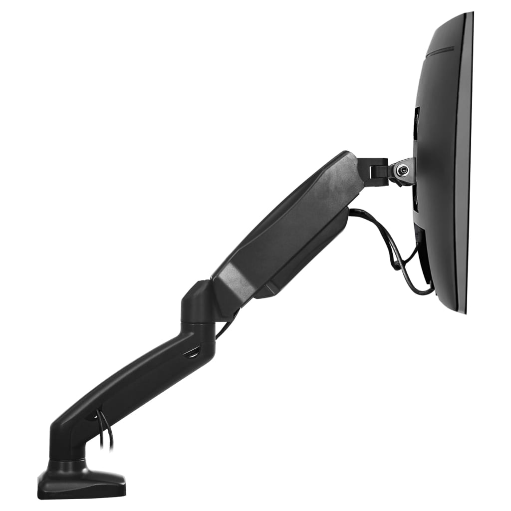 vidaXL Namizni nosilec za TV monitor s plinsko vzmetjo in enojno roko