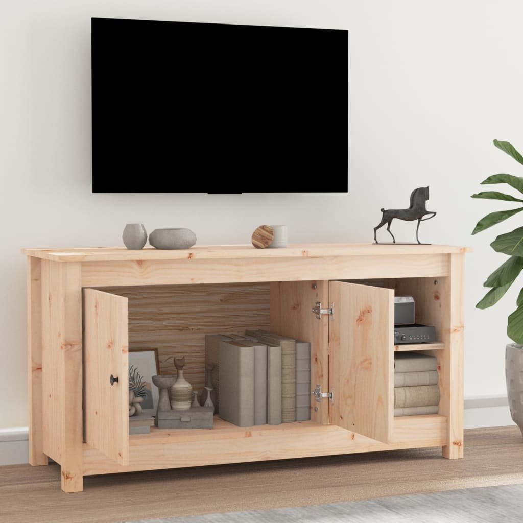 vidaXL TV omarica 103x36,5x52 cm trdna borovina
