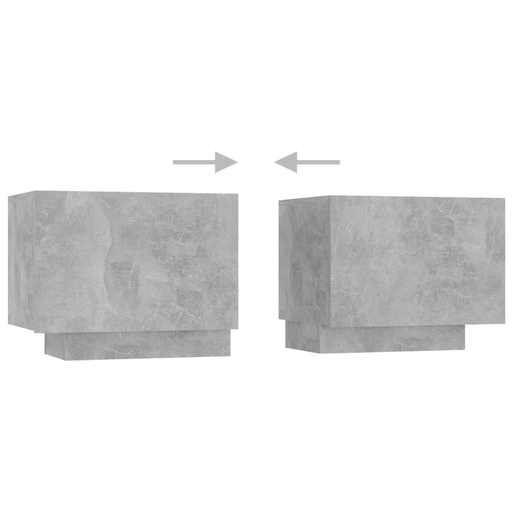 vidaXL TV omarica betonsko siva 100x35x40 cm iverna plošča