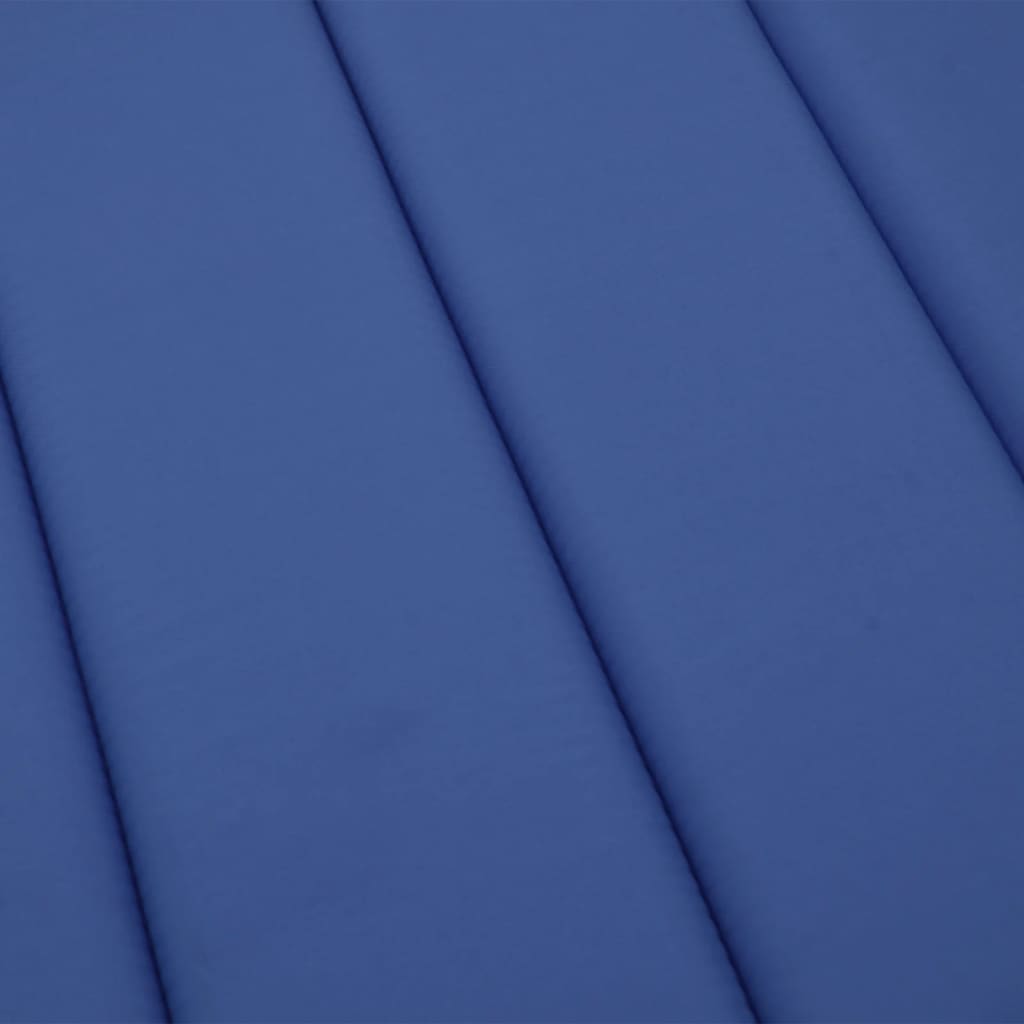 vidaXL Blazina za ležalnik kraljevsko modra 200x70x3 cm oxford tkanina