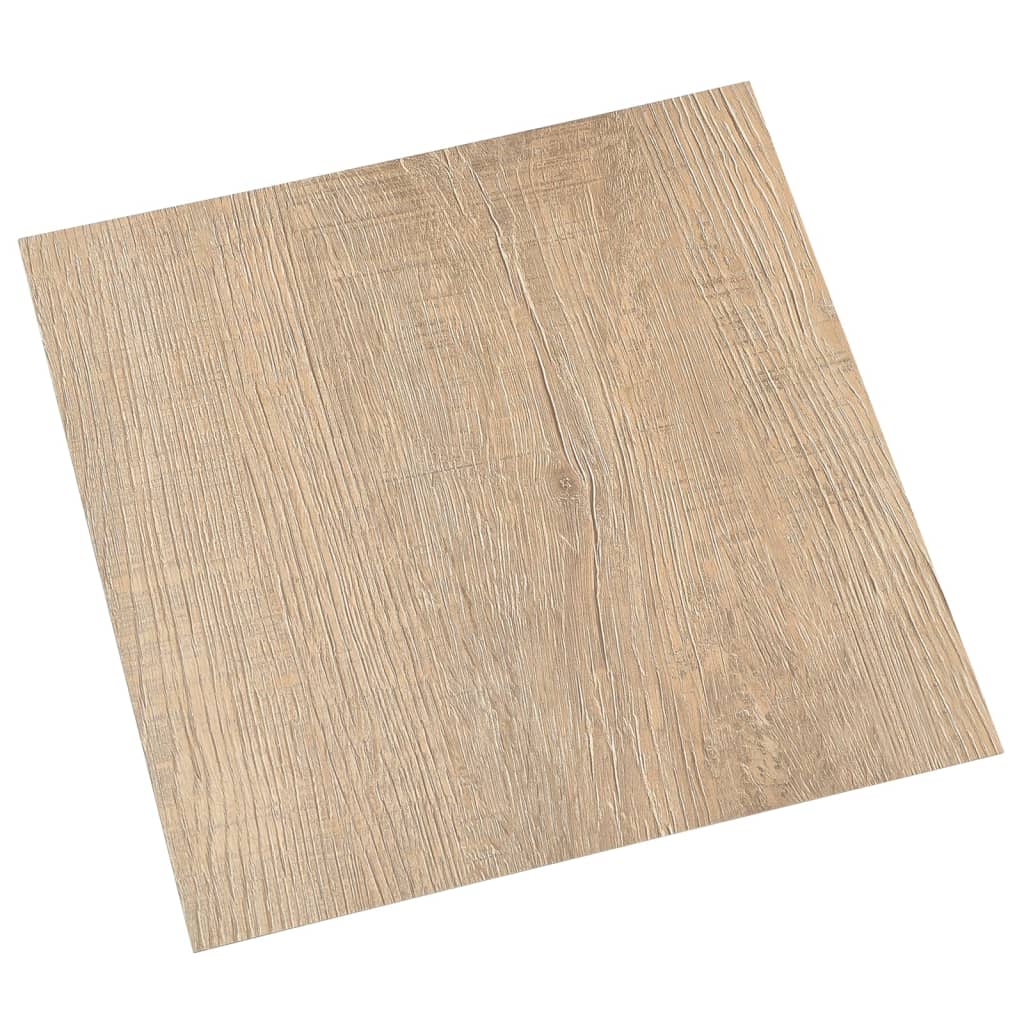 vidaXL Samolepilne talne plošče 20 kosov PVC 1,86 m² rjave