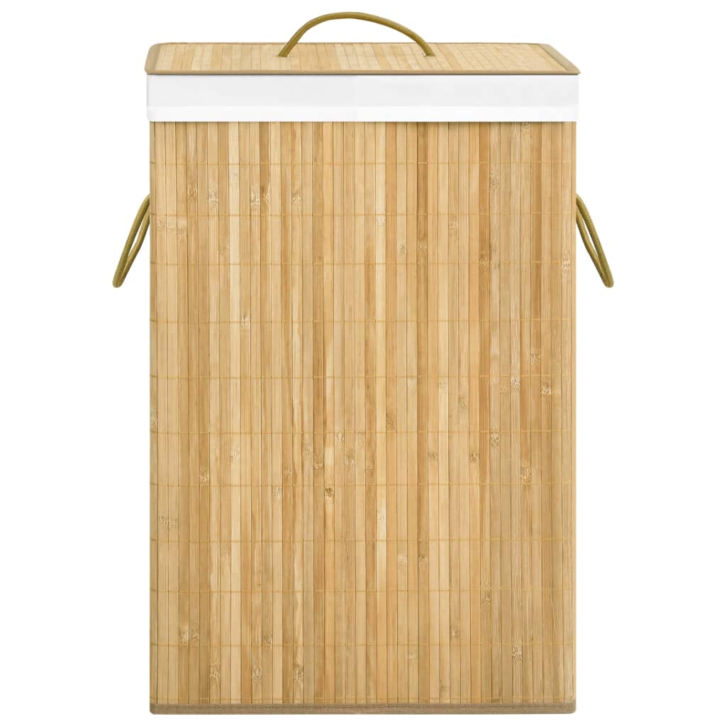 vidaXL Košara za perilo iz bambusa 72 L