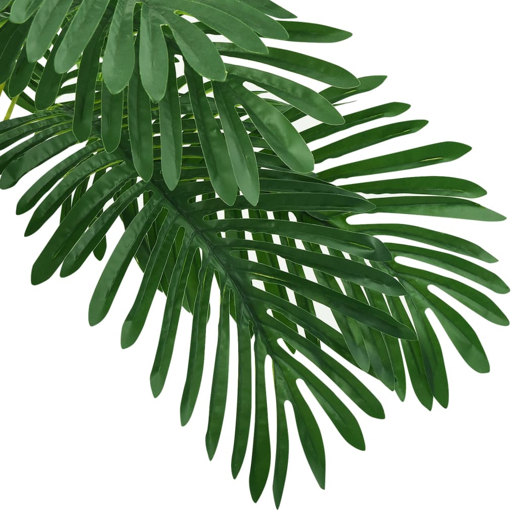 vidaXL Umetna palma cikas z loncem 160 cm zelena