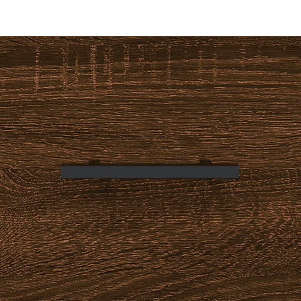vidaXL Komoda rjavi hrast 69,5x34x90 cm inženirski les